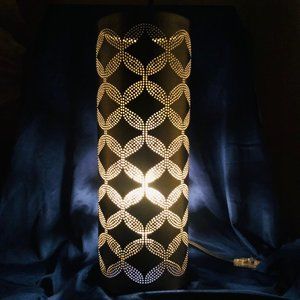 CRATE & BARREL, SORA TABLE LAMP in Satin/Stainless Steel Finish, Never displayed